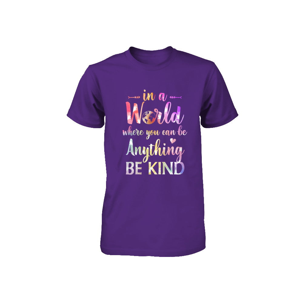 Autism In A World Where You Can Be Anything Be Kind Youth Youth Shirt | Teecentury.com
