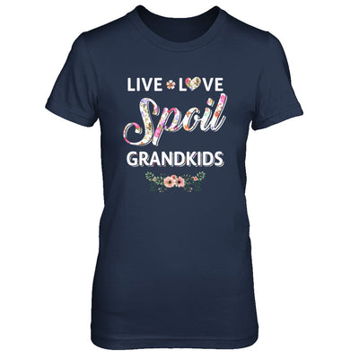 Funny Grandma Live Love Spoil Grandkids Mothers Day T-Shirt & Hoodie | Teecentury.com