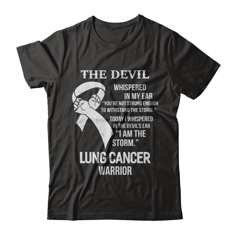 I Am The Storm Support Lung Cancer Warrior Gift T-Shirt & Hoodie | Teecentury.com