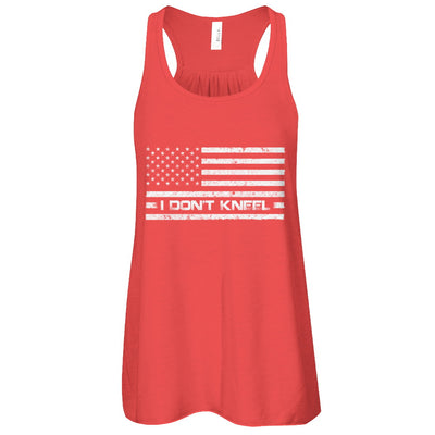 I Don't Kneel Us Flag T-Shirt & Tank Top | Teecentury.com