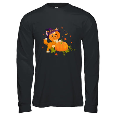 Funny Halloween Cat Pumpkin Costume T-Shirt & Hoodie | Teecentury.com