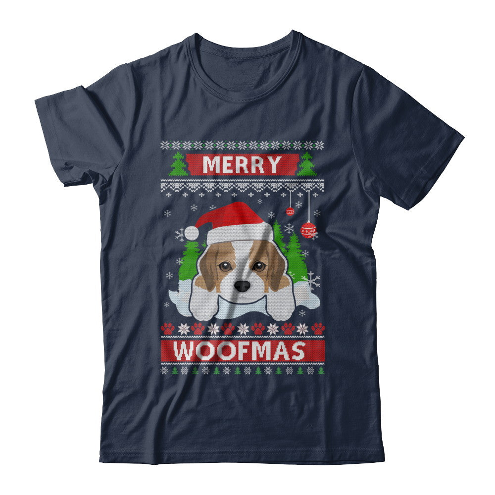 Beagle Merry Woofmas Ugly Christmas Sweater T-Shirt & Sweatshirt | Teecentury.com