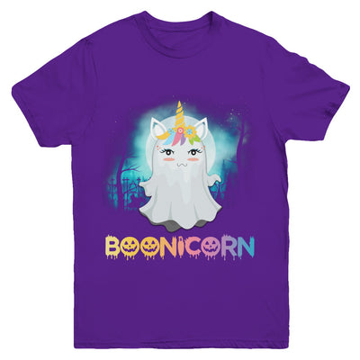 Boonicorn Ghost Unicorn Halloween Girls Youth Youth Shirt | Teecentury.com