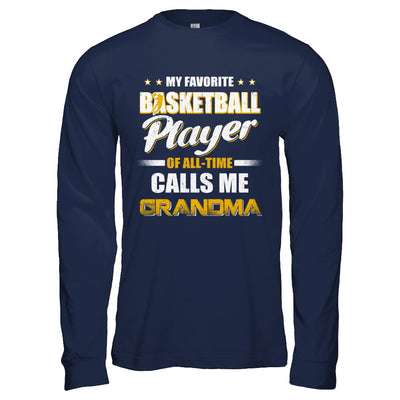 My Favorite Basketball Player Calls Me Grandma Basketball T-Shirt & Hoodie | Teecentury.com