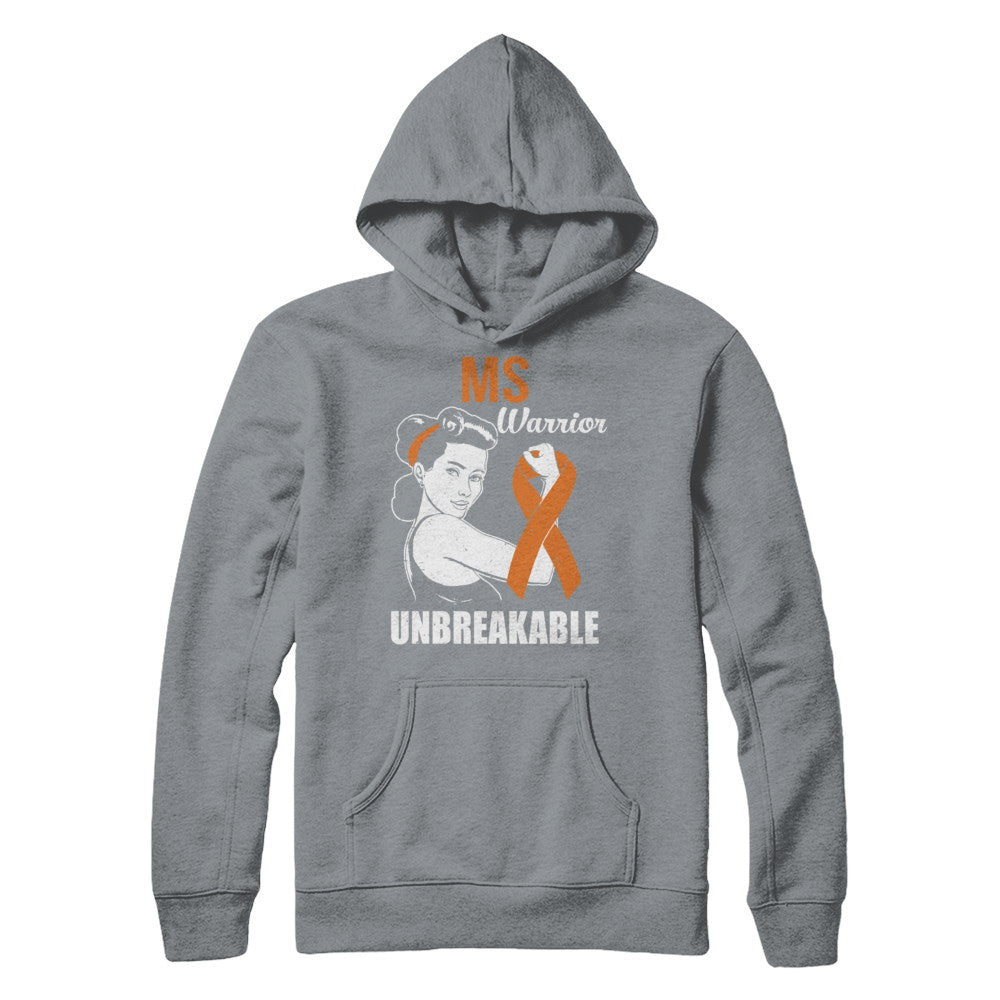 MS Warrior Unbreakable Multiple Sclerosis Awareness T-Shirt & Hoodie | Teecentury.com