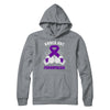 Boxing knock out Fibromyalgia Awareness Support T-Shirt & Hoodie | Teecentury.com