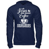 With Jesus In Her Heart And Coffee In Her Hand T-Shirt & Hoodie | Teecentury.com