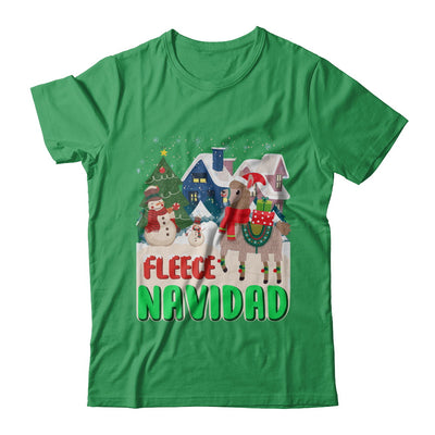 Fleece Navidad Llama Christmas Gifts Spanish T-Shirt & Sweatshirt | Teecentury.com