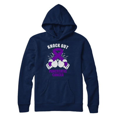 Boxing knock out Pancreatic Cancer Awareness Support T-Shirt & Hoodie | Teecentury.com