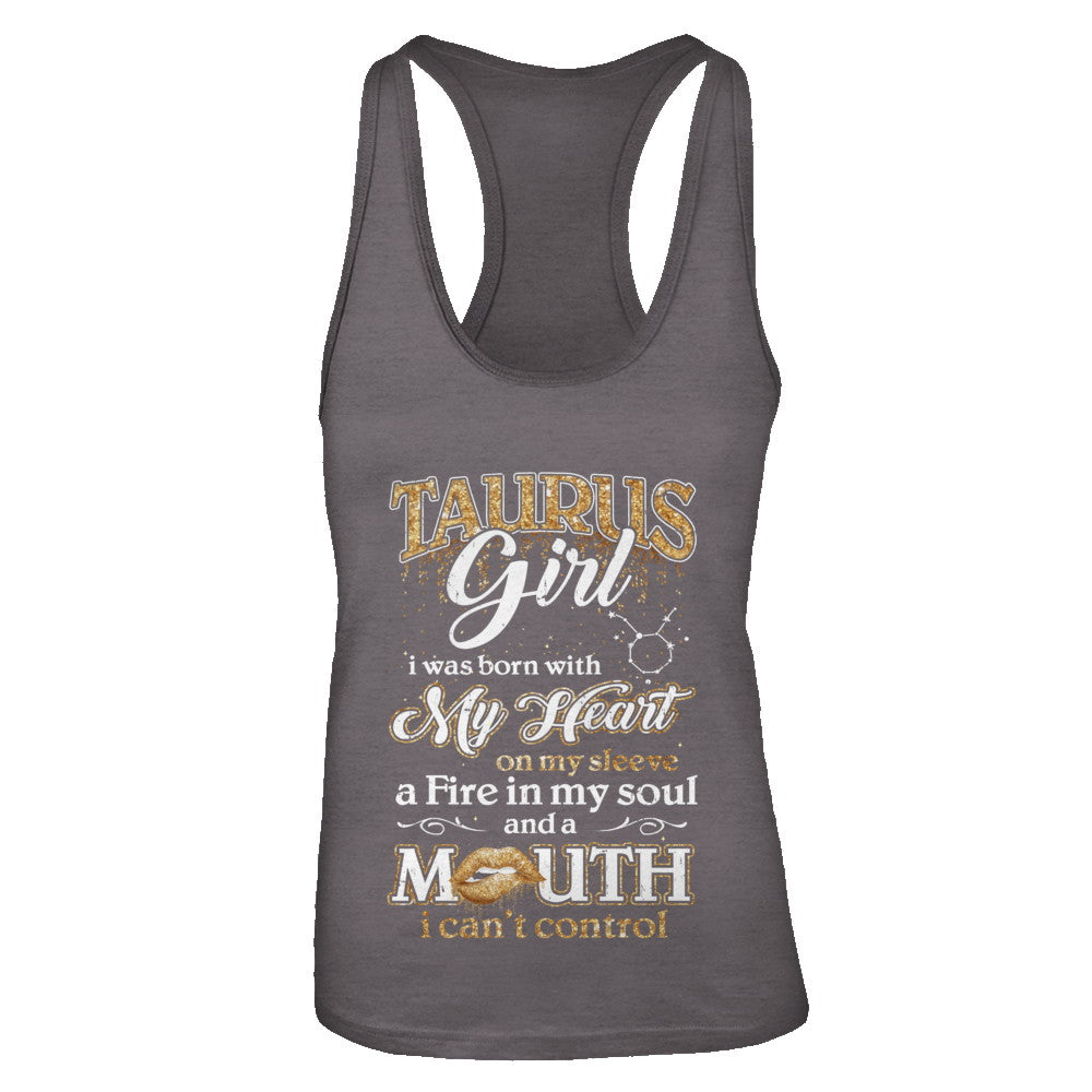 I'm A Taurus Girl Lipstick April May Funny Zodiac Birthday T-Shirt & Tank Top | Teecentury.com