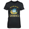 Just A Girl Who Loves Sharks And Sunflowers T-Shirt & Hoodie | Teecentury.com