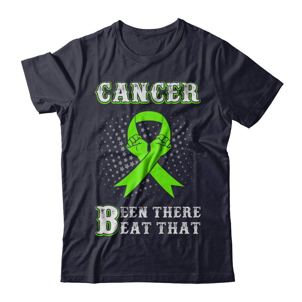 Liver Cancer Been There Beat That Awareness Green Ribbon T-Shirt & Hoodie | Teecentury.com