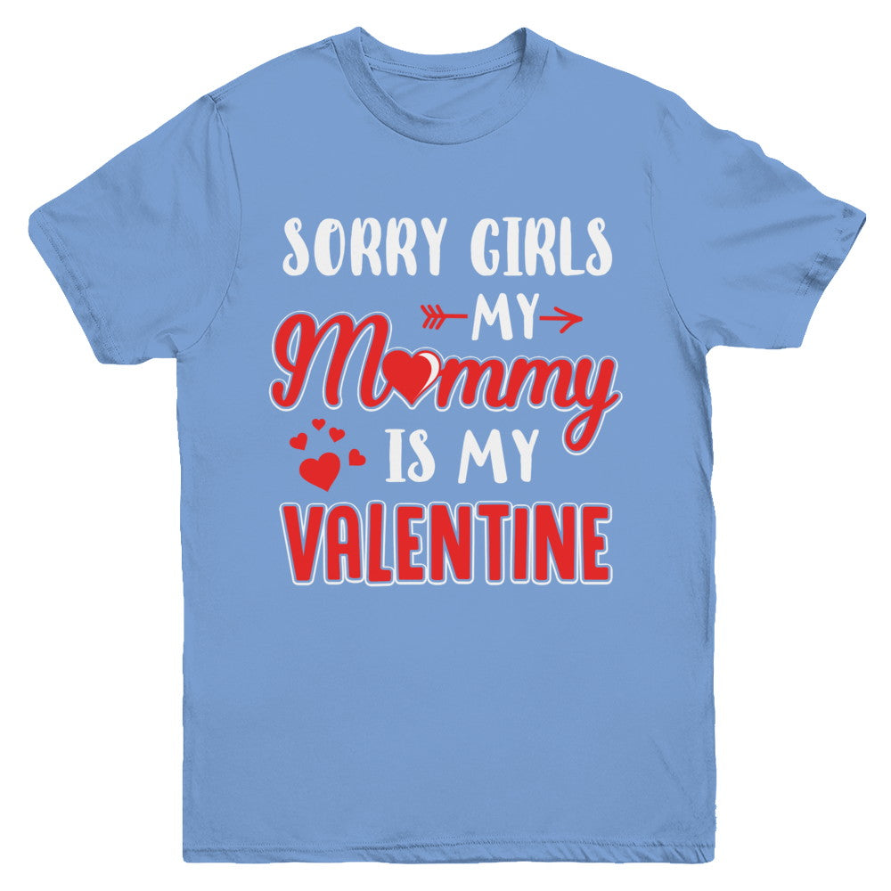 Funny Valentines Day Toddler Boy Mommy Is My Valentine Youth Youth Shirt | Teecentury.com