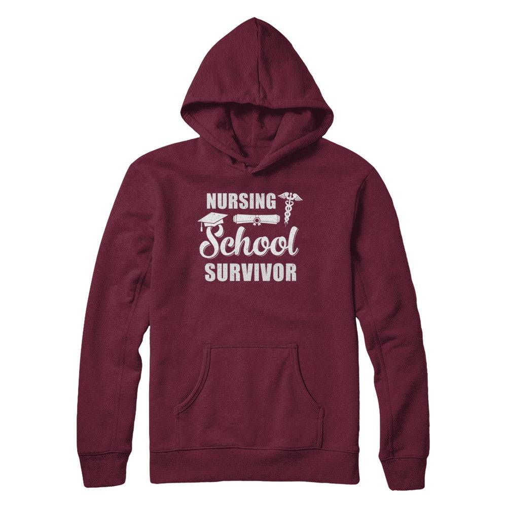 Nurse Graduate Gifts Nursing School Survivor Gradution T-Shirt & Hoodie | Teecentury.com