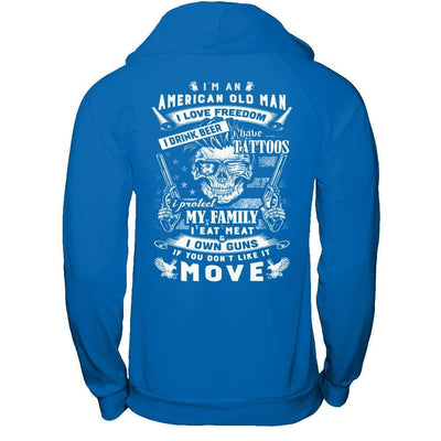 I'm An American Old Man T-Shirt & Hoodie | Teecentury.com
