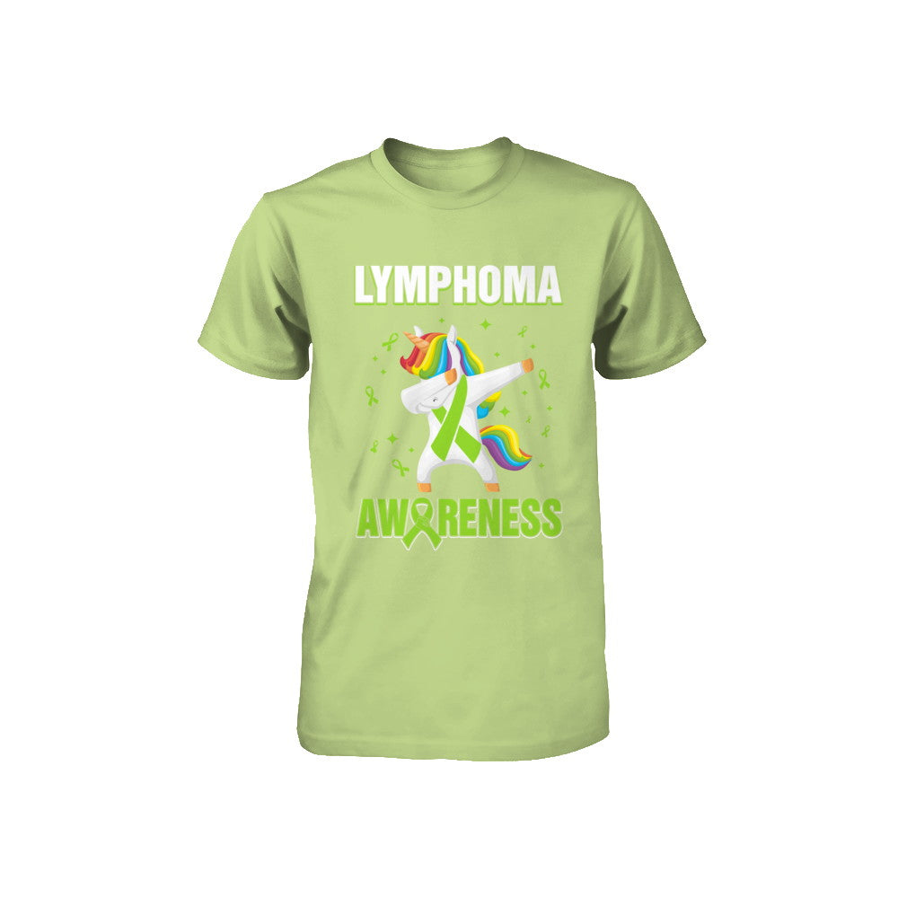 Inspirational Lymphoma Awareness Unicorn Support Youth Youth Shirt | Teecentury.com