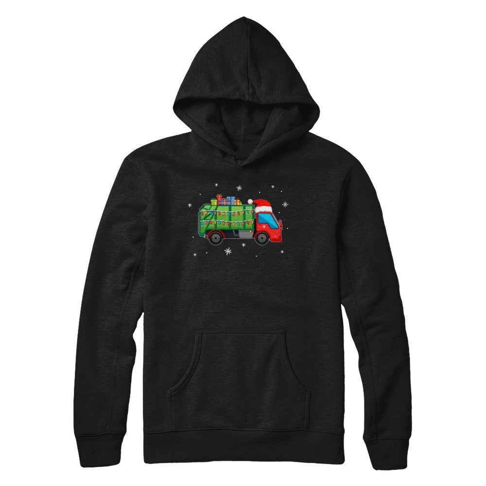 Garbage Truck Santa Hat Christmas Gifts T-Shirt & Sweatshirt | Teecentury.com