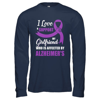 Alzheimer's Awareness Support Purple Girlfriend Boyfriend T-Shirt & Hoodie | Teecentury.com