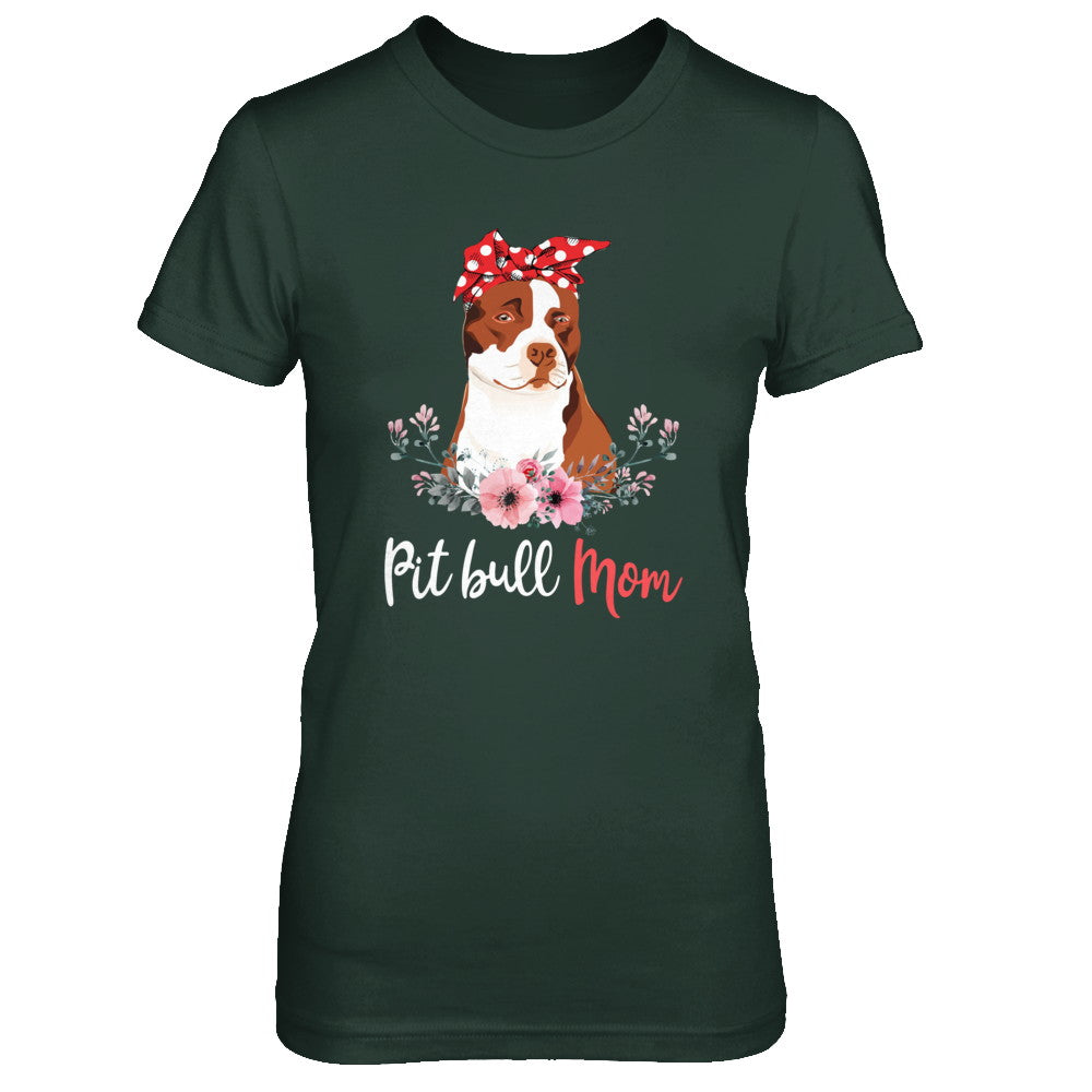Pitbull Mom Gift For Women Dog Lover T-Shirt & Hoodie | Teecentury.com
