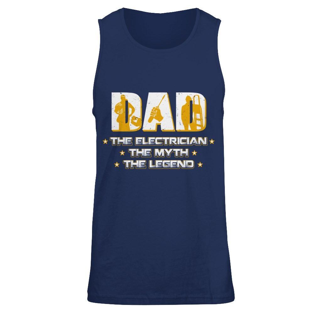 Dad The Electrician The Myth The Legend T-Shirt & Hoodie | Teecentury.com