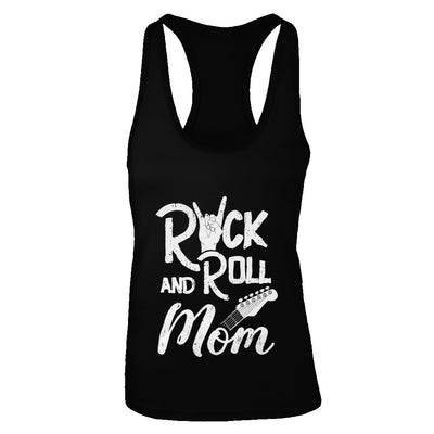 Rock And Roll Mom Retro Guitar Rocker Music Gift T-Shirt & Tank Top | Teecentury.com