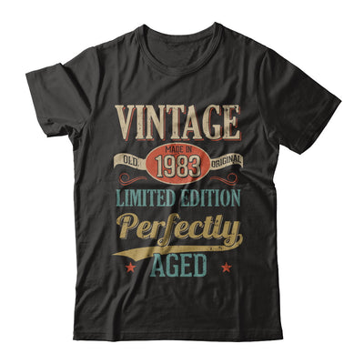 Vintage Premium Made In 1983 39th Birthday Gift T-Shirt & Hoodie | Teecentury.com