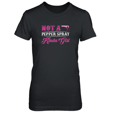 Not A Pepper Spray Kinda Girl Gun Girl T-Shirt & Tank Top | Teecentury.com