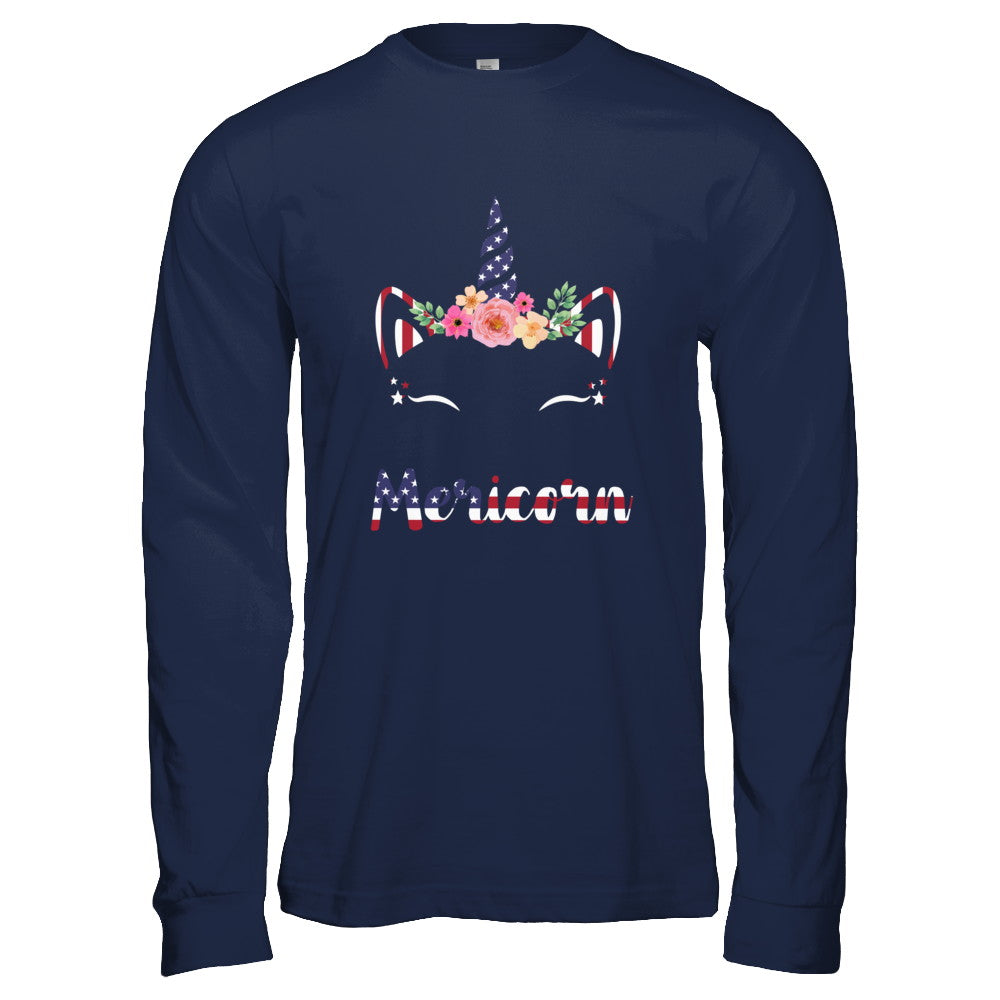 Independence Day Patriotic 4Th Of July Cat Unicorn Mericorn T-Shirt & Hoodie | Teecentury.com