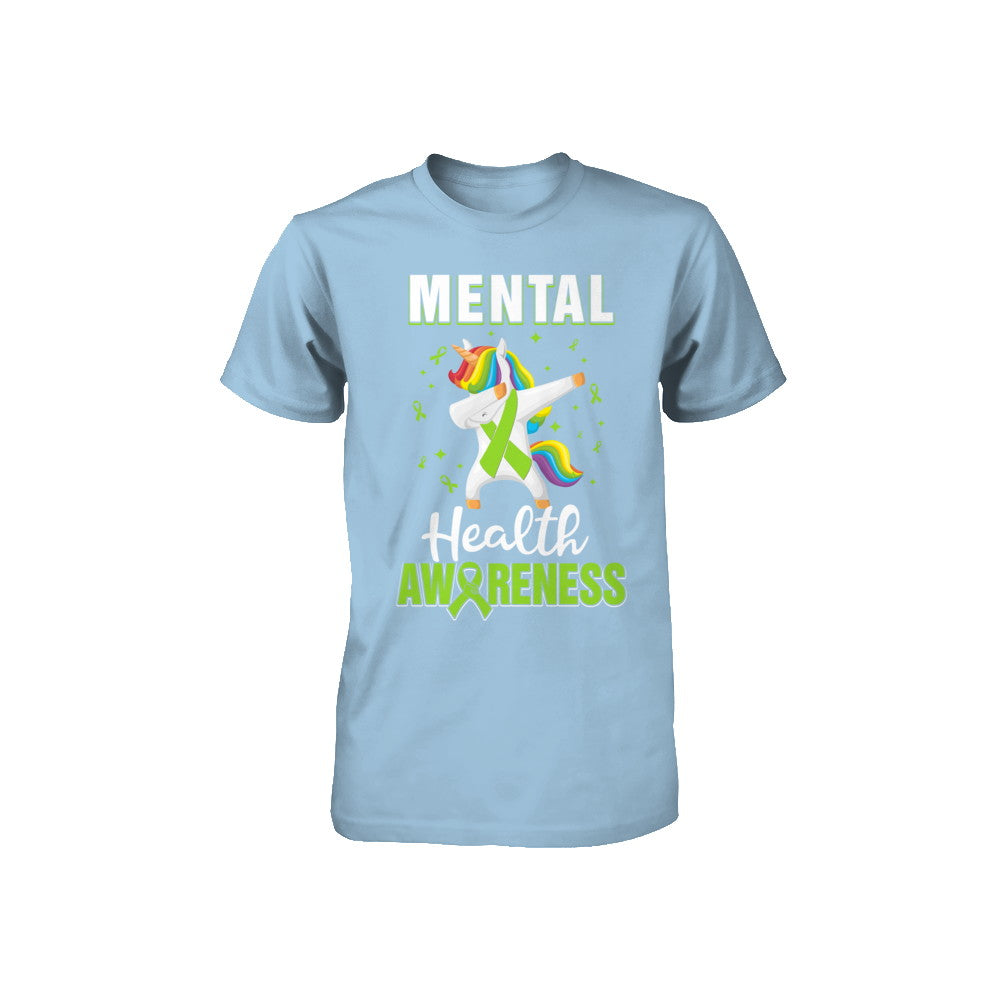 Inspirational Mental Health Awareness Unicorn Support Youth Youth Shirt | Teecentury.com