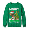 Cute Golden Retriever Claus Merry Christmas Ugly Sweater T-Shirt & Sweatshirt | Teecentury.com