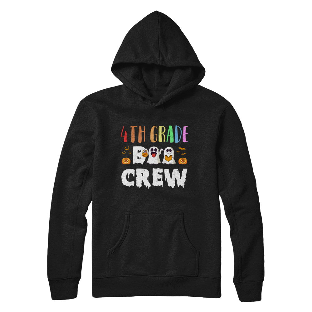 Cute Boo Crew 4th Grade Teacher Halloween T-Shirt & Hoodie | Teecentury.com