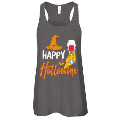 Halloween Happy Hallowine For Wine Lover T-Shirt & Tank Top | Teecentury.com