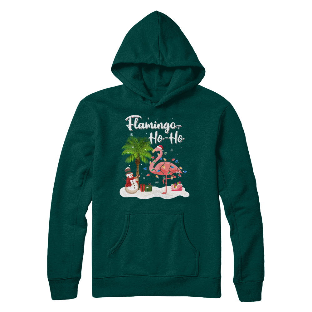 Flamingo Ho Ho Merry Christmas Gifts T-Shirt & Hoodie | Teecentury.com