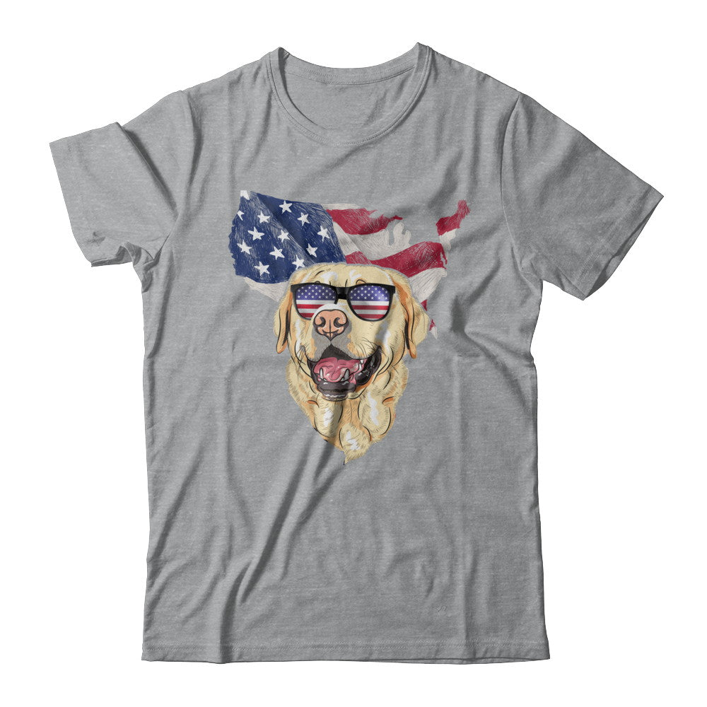 Funny Patriot Labrador Dog 4Th Of July American Flag T-Shirt & Hoodie | Teecentury.com