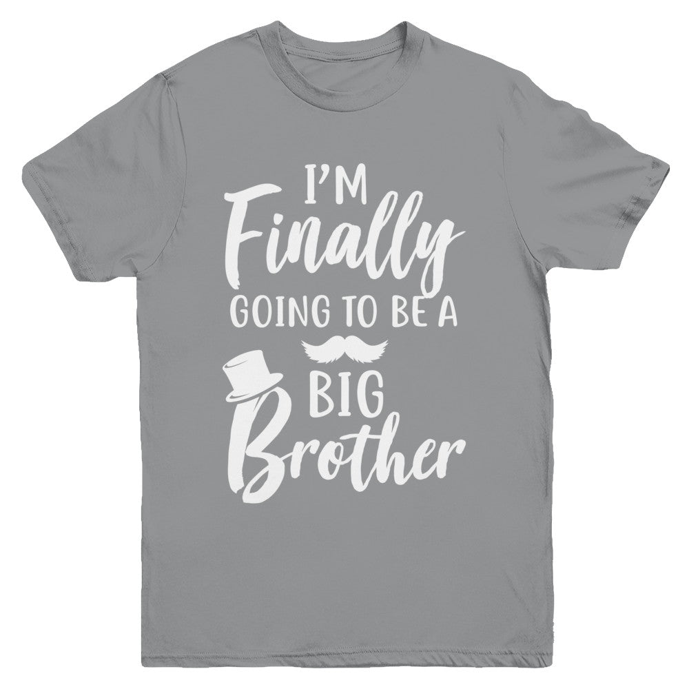 Cute I Am Finally Going To Be A Big Brother Youth Youth Shirt | Teecentury.com