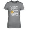 A Woman Cannot Survive On Reading Alone Poodle T-Shirt & Tank Top | Teecentury.com