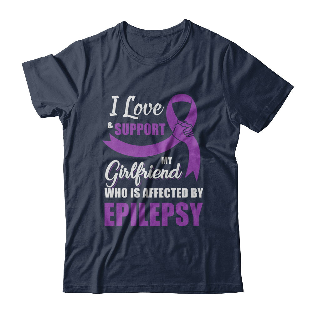 Epilepsy Awareness Support Purple Girlfriend Boyfriend T-Shirt & Hoodie | Teecentury.com