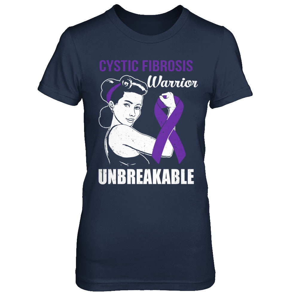 Cystic Fibrosis Warrior Unbreakable Cystic Fibrosis Awareness T-Shirt & Hoodie | Teecentury.com