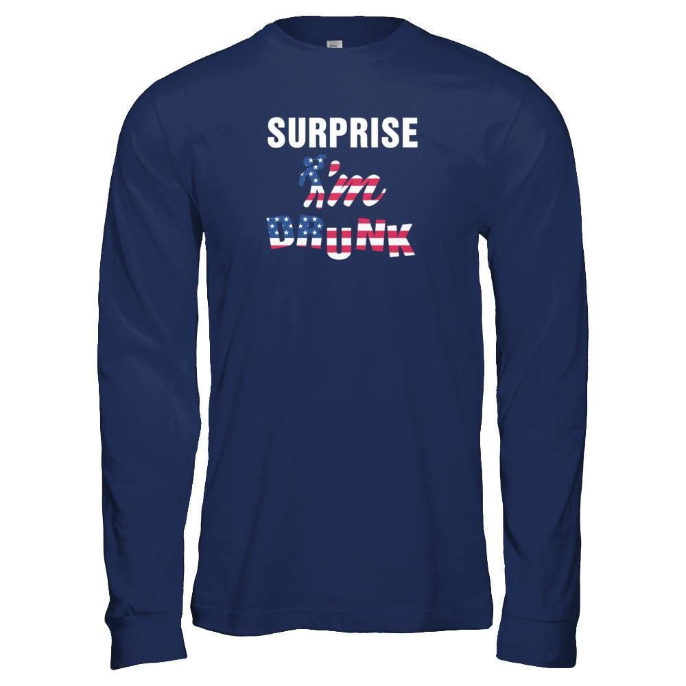 Surprise I'm Drunk 4Th Of July T-Shirt & Tank Top | Teecentury.com