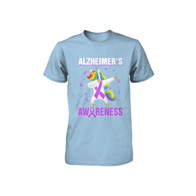 Inspirational Alzheimer's Awareness Unicorn Support Youth Youth Shirt | Teecentury.com