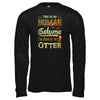 Otter Halloween My Human Costume I'm Really An Otter T-Shirt & Tank Top | Teecentury.com