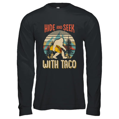 Bigfoot Carrying Taco Hide And Seek Sasquatch T-Shirt & Hoodie | Teecentury.com