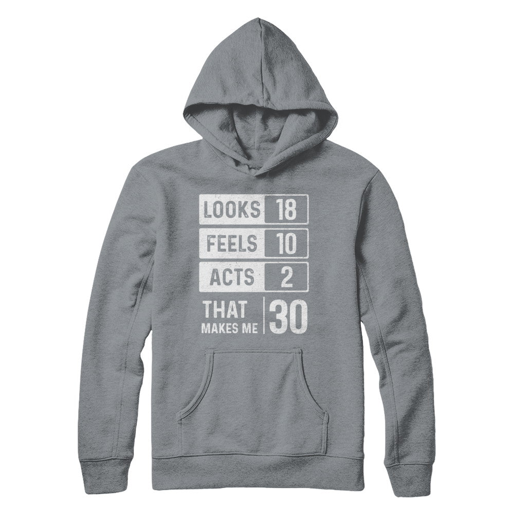 1992 30th Years Old Birthday Looks Feels Acts Make Me 30th T-Shirt & Hoodie | Teecentury.com