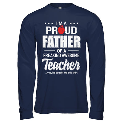 I'm A Proud Father From Awesome Teacher Son Dad T-Shirt & Hoodie | Teecentury.com