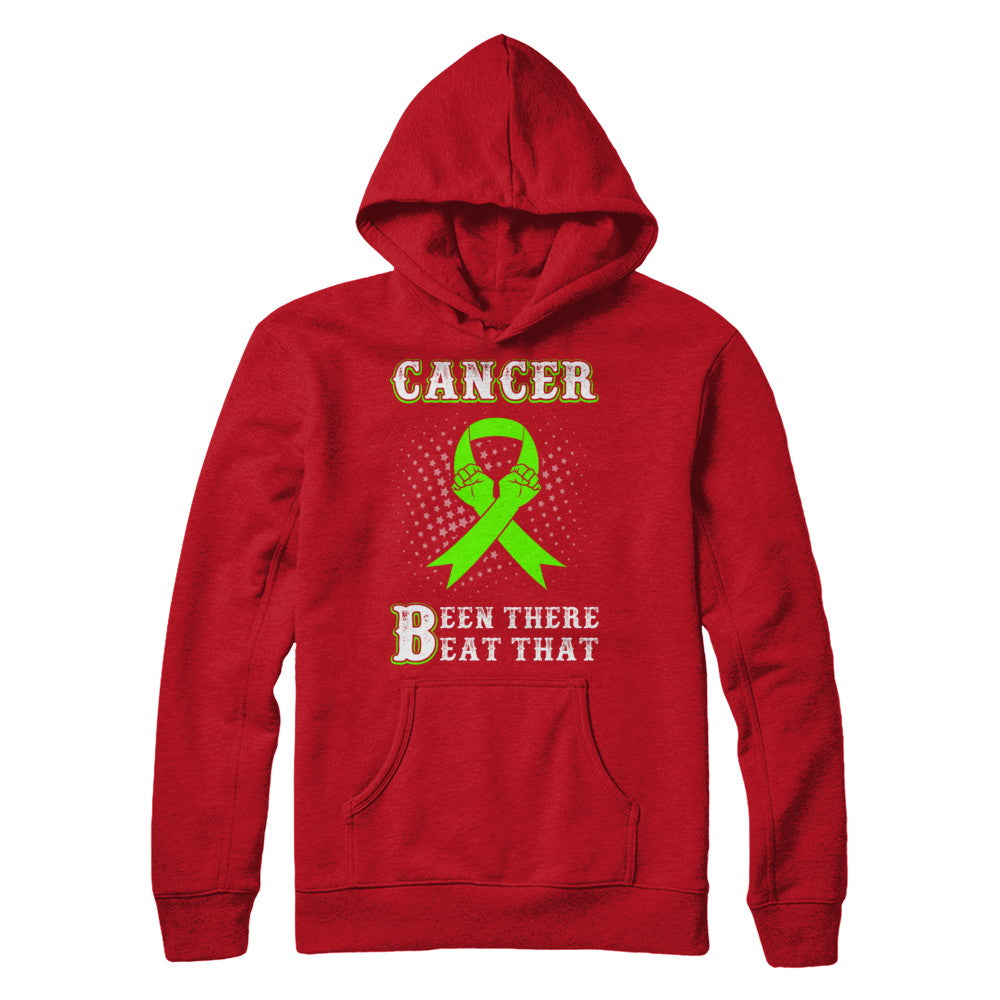 Liver Cancer Been There Beat That Awareness Green Ribbon T-Shirt & Hoodie | Teecentury.com