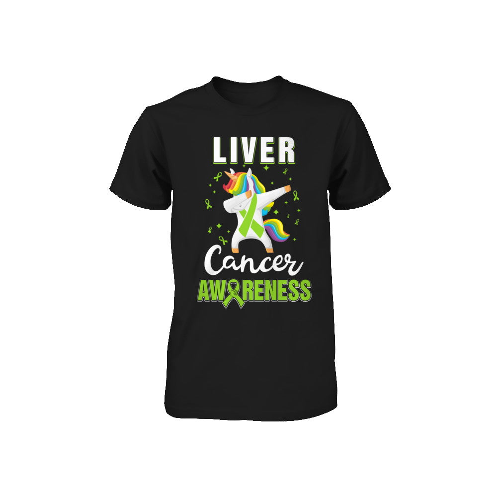 Inspirational Liver Cancer Awareness Unicorn Support Youth Youth Shirt | Teecentury.com