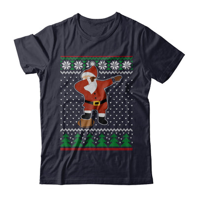 Dabbing Santa Football Ugly Sweater Christmas T-Shirt & Sweatshirt | Teecentury.com