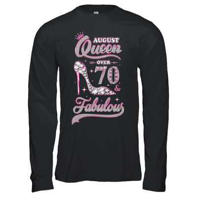 August Queen 70 And Fabulous 1952 70th Years Old Birthday T-Shirt & Hoodie | Teecentury.com