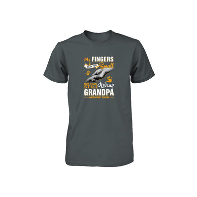 My Fingers May Be Small But I Can Still Wrap Grandpa Youth Youth Shirt | Teecentury.com
