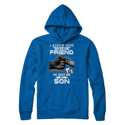 I Asked God For A Best Friend He Sent Me My Son Black Man T-Shirt & Hoodie | Teecentury.com